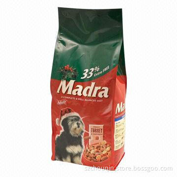Sealed Pouch for pet foods, moisture proof and long shelf time, various size and printing, stand up